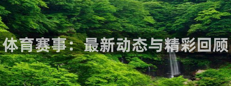 体育赛事：最新动态与精彩回顾